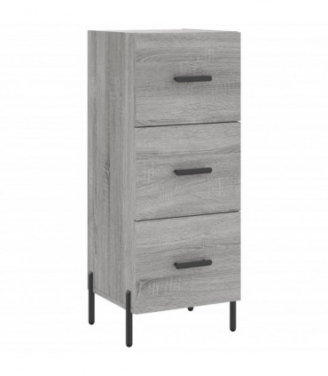 vidaXL Highboard Grey Sonoma 34.5x34x180 cm Engineered Wood