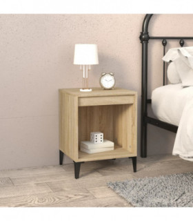 vidaXL Bedside Cabinet Sonoma Oak 40x35x50 cm