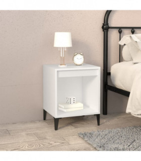 vidaXL Bedside Cabinet White 40x35x50 cm
