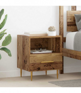 vidaXL Bedside Table Brown 40 x 35 x 47.5 cm Engineered Wood