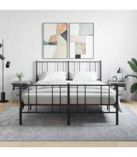 vidaXL Bedside Cabinets 2 pcs Concrete Grey 40x35x47.5 cm Engineered Wood