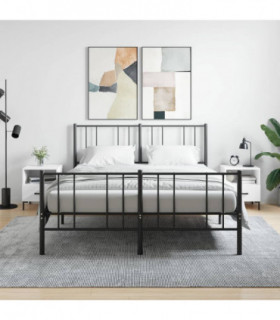 vidaXL Bedside Cabinets 2 pcs White 40x35x47.5 cm Engineered Wood