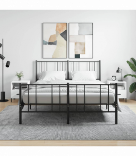 vidaXL Bedside Cabinets 2 pcs White 40x35x47.5 cm Engineered Wood