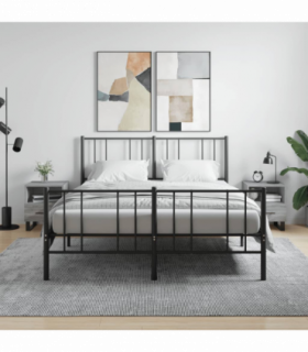 vidaXL Bedside Cabinets 2 pcs Grey Sonoma 40x35x47.5 cm Engineered Wood