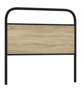 vidaXL Replace Headboard Sonoma Oak 107 cm Steel and Engineered Wood