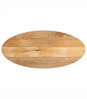 vidaXL Table Top 140x50x2.5 cm Oval Solid Wood Mango