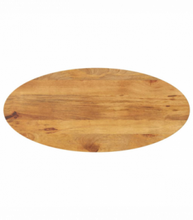 vidaXL Table Top 140x50x2.5 cm Oval Solid Wood Mango
