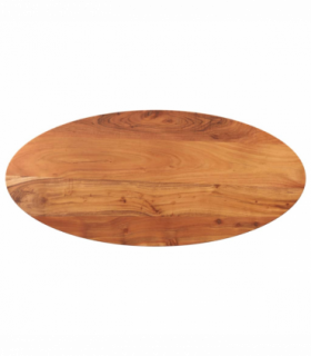 vidaXL Table Top 100x50x3.8 cm Oval Solid Wood Acacia