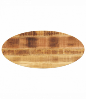 vidaXL Table Top 90x40x2.5 cm Oval Solid Wood Mango