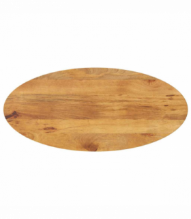 vidaXL Table Top 140x50x3.8 cm Oval Solid Wood Mango