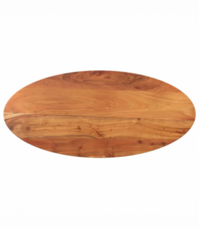 vidaXL Table Top 140x50x2.5 cm Oval Solid Wood Acacia