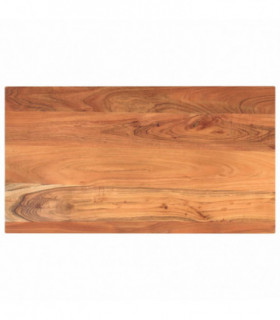 vidaXL Table Top 110x60x3.8 cm Rectangular Solid Wood Acacia