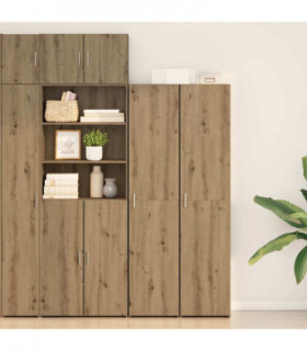 vidaXL Highboard Artisan Oak 40 x 42.5 x 185 cm