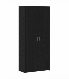 vidaXL Highboard 2 pcs Black Oak 80 x 42 x 185 cm