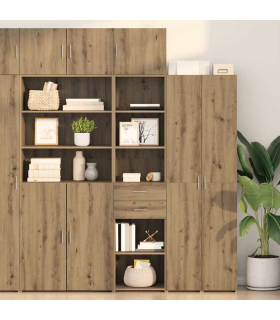 vidaXL Highboard Artisan Oak 45 x 42.5 x 185 cm Engineered Wood