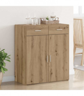 vidaXL Storage Cabinet Artisan oak 80 x 42.5 x 93.5 cm Engineered wood