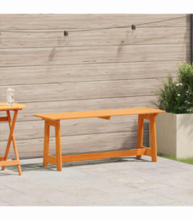 vidaXL Outdoor Bench Brown 119 x 37 x 47 cm Solid Pine Wood