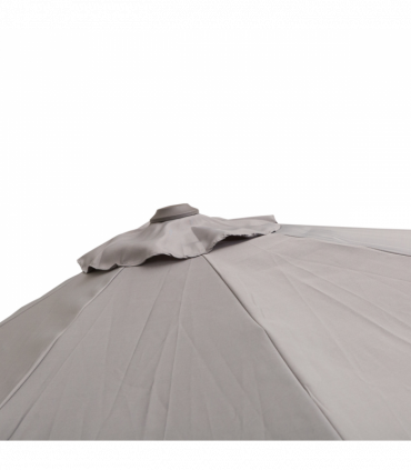 Aluminium Grey 2.95 x 2.5 m 3m Cantilever Parasol Umbrella Sun UV Protection