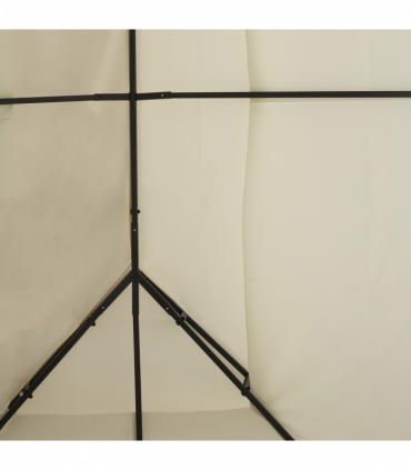 3x4 m 2-Tier Waterproof Gazebo Replacement Top-Cream-White