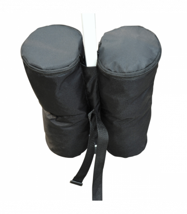 4 Pc Gazebo Sand Bag Weight Set-Black