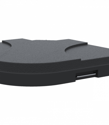 4 pc Heavy Duty Plastic Umbrella Weight Base-Black