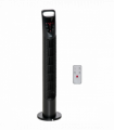 Tower Fan Black ABS 18cmx18cmx78.5cm 40W Wind Speed Adjustable Oscillating Fan