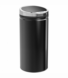 Sensor Trash Can 42L Stainless Steel Black 30.5cm x 30.5cm x 68cm