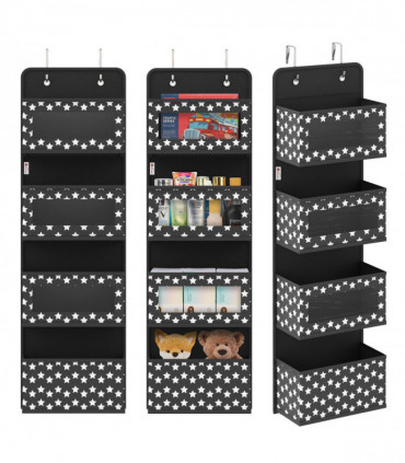 4TIER BLACK HANGING ORGANISER 1010278