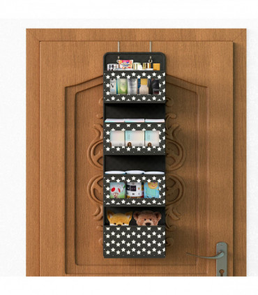 4TIER BLACK HANGING ORGANISER 1010278