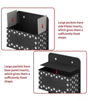 4TIER BLACK HANGING ORGANISER 1010278