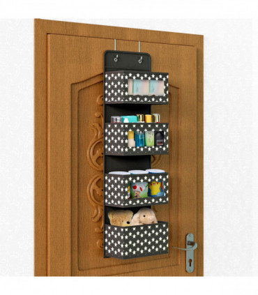 4TIER BLACK HANGING ORGANISER 1010278