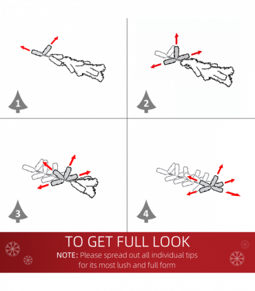 5ft Snow Artificial Christmas Tree Metal Stand Elegant Faux White