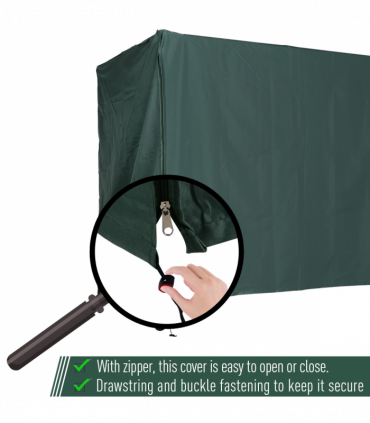 600D Oxford Polyester Waterproof Swing Chair Cover Green