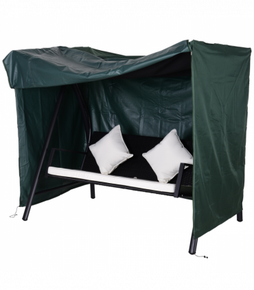 600D Oxford Polyester Waterproof Swing Chair Cover Green