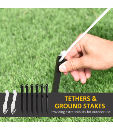 6ft Inflatable Christmas Puppy Dog Wearing Santa Hat Lighted Outdoor Indoor