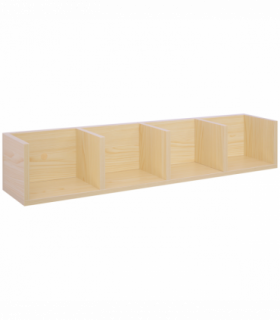 95Lx17Wx16.5H cm Multi-Media Storage Wooden Shelf