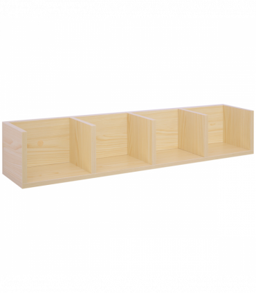 95Lx17Wx16.5H cm Multi-Media Storage Wooden Shelf