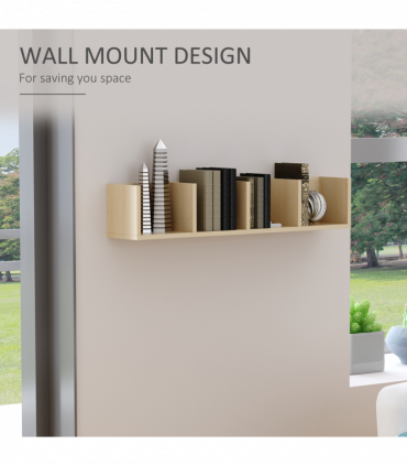 95Lx17Wx16.5H cm Multi-Media Storage Wooden Shelf