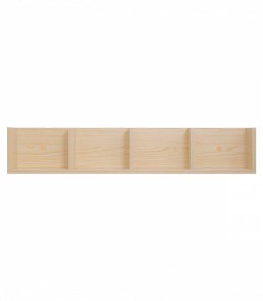95Lx17Wx16.5H cm Multi-Media Storage Wooden Shelf