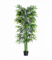 Artificial Bamboo Tree Plant 1.8 m-Green Bamboo/Black Pot PE plastic 2.5x2.5x180