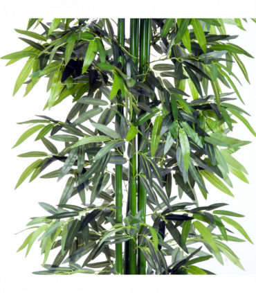 Artificial Bamboo Tree Plant 1.8 m-Green Bamboo/Black Pot PE plastic 2.5x2.5x180