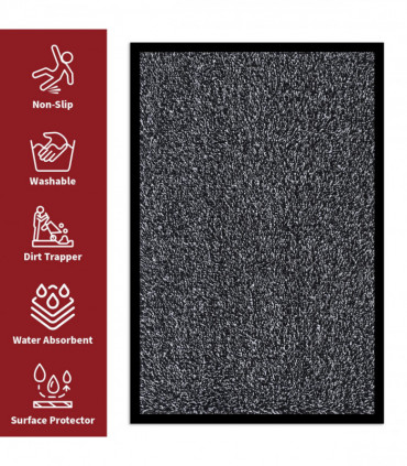 BARRIER MAT 40X60cm BLACK/WHITE 1010149