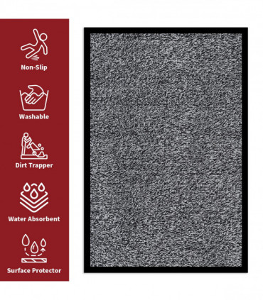 Barrier Mat 50x80cm Light Grey Polypropylene Fibres High Quality Material