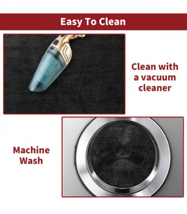 MICROFIBER BATH MAT 50X80cm DARK GREY Ultra Soft Water Absorbent Non-Slip Mats