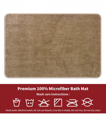 BATH MAT 60X90cm BEIGE 1010167