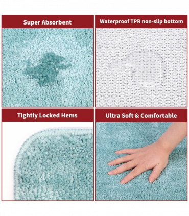 BATH MAT 60X90cm L.BLUE 1010164