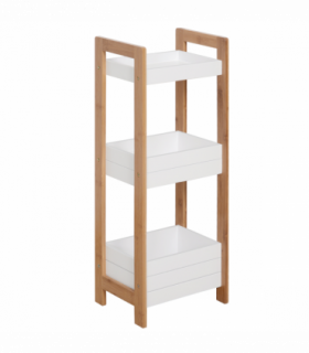 Bathroom Shelves, 3-Tier-Bamboo