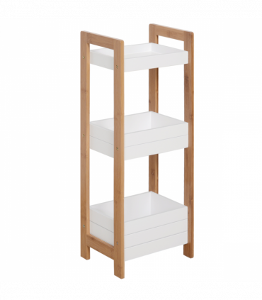 Bathroom Shelves, 3-Tier-Bamboo