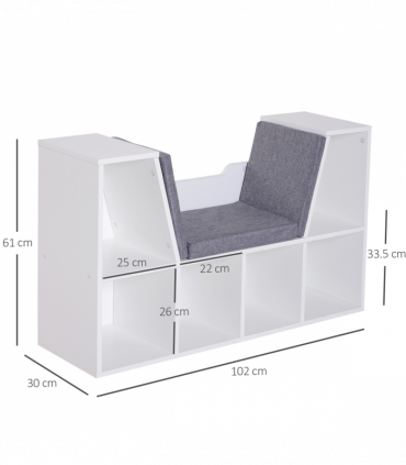 Bookcase Storage Seat