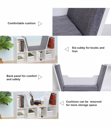 Bookcase Storage Seat